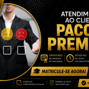Cursos Atendimento ao Cliente Pacote Premium