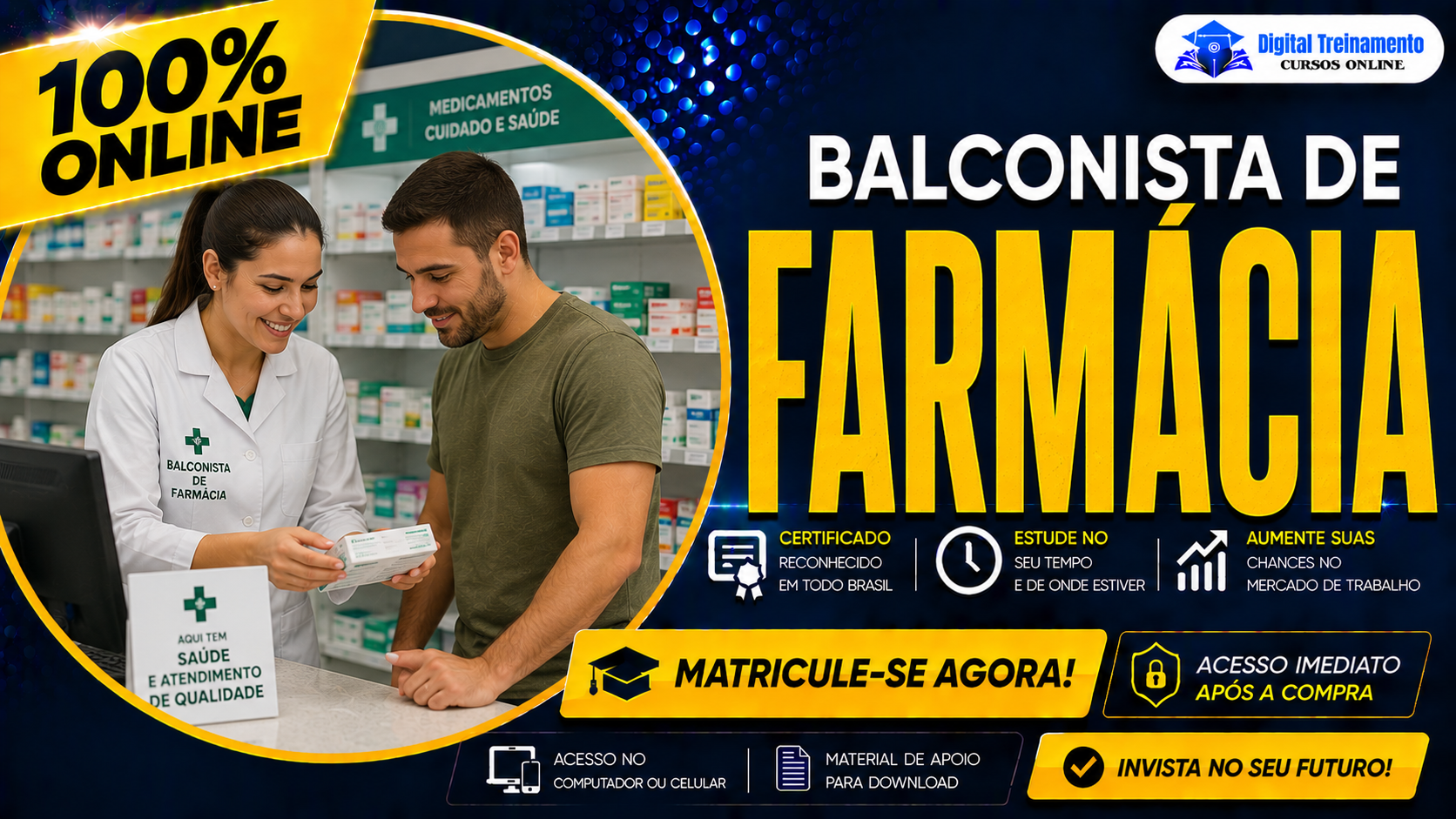 Balconista de Farmácia