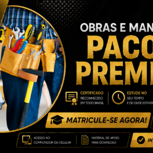 Cursos Obras e Manutenção Pacote Premium