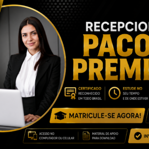 Cursos Recepcionista Pacote Premium