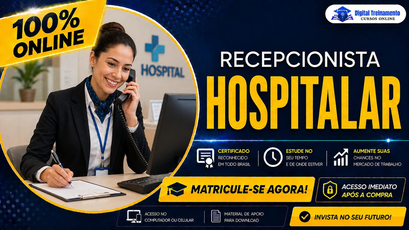 Recepcionista Hospitalar
